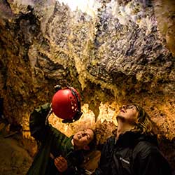 Inside Timpanogos Cave